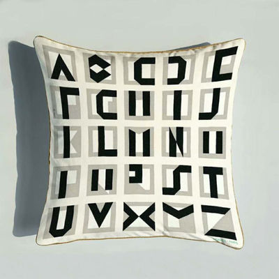 18x18 Jacquard κάλυψης μαξιλαριών μόδας μαξιλαριών ίντσας διακοσμητικές σαφείς καλύψεις μαξιλαριών βαμβακιού
