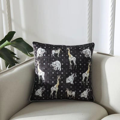 Συνδυασμοί 45*45cm χρώματος κάλυψης μαξιλαριών γραφείων δωματίων χρυσή κάλυψη μαξιλαριών κλινοστρωμνής βελούδου