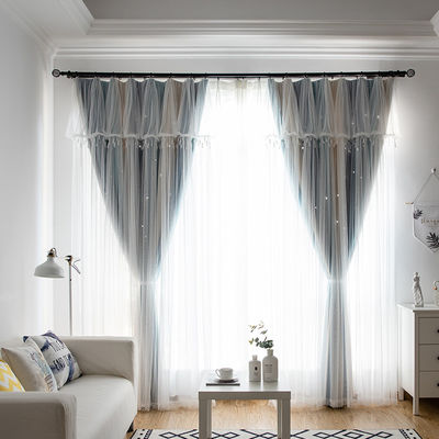 Θερμικές μονωμένες γεωμετρικές Jacquard σχεδίων κουρτίνες παραθύρων Drapes συσκότισης