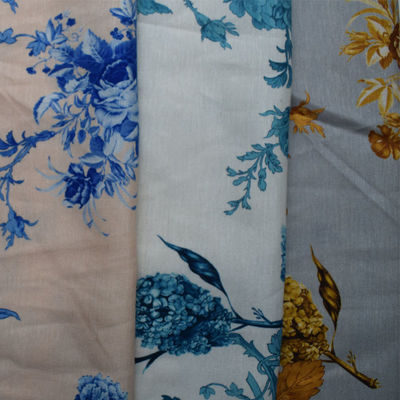 Viscose φορεμάτων το Floral αναπνεύσιμο ύφασμα τεχνητής μέταξας Crepe η τυπωμένη ύλη