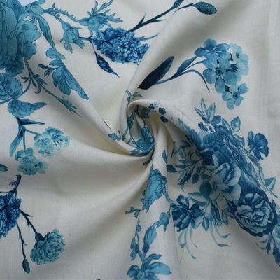 Viscose φορεμάτων το Floral αναπνεύσιμο ύφασμα τεχνητής μέταξας Crepe η τυπωμένη ύλη