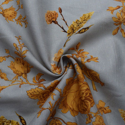 Viscose φορεμάτων το Floral αναπνεύσιμο ύφασμα τεχνητής μέταξας Crepe η τυπωμένη ύλη
