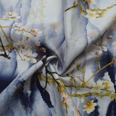 Viscose Challis 30s*41s κλωστοϋφαντουργικό προϊόν ψηφιακή εκτύπωση υφασμάτων υφάσματος τεχνητής μέταξας μίγματος