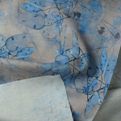 Twill Viscose ύφασμα Challis τεχνητής μέταξας χρωστικών ουσιών δεσμών Floral ψηφιακό που τυπώνεται που σημαίνει