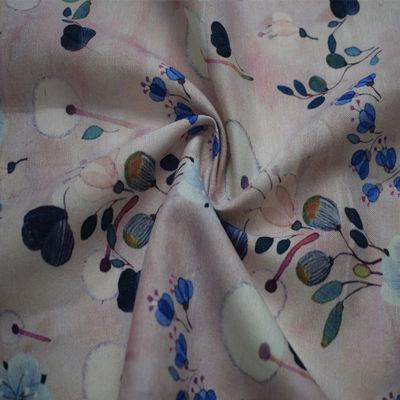 Viscose 47*58 τυπωμένο 180gsm Lenzing Ecovero Twill τεχνητής μέταξας ύφασμα