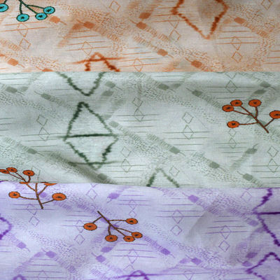 Τυπωμένο ψηφιακό μαλακό Twill βαμβακιού Tencel υφάσματος του Tulle αδιάβροχο