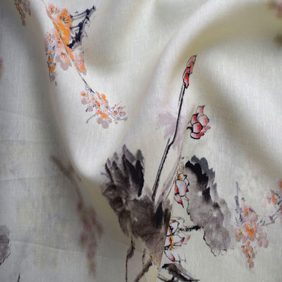 Το Floral ύφασμα Tencel του Tulle σχεδίων μαλακό τύπωσε τα καθαρά τυπωμένα βαμβάκι πιτζάματα
