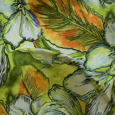 Υφαμένο Viscose υφάσματος 70% Tencel μαλακό Tulle βαμμένο στερεό Twill τυπωμένων υλών μίγματος
