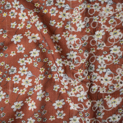 Κεντημένα Jacquard υφάσματα βαμβακιού πολυεστέρα για το υφαντικό ύφασμα φορεμάτων ενδυμάτων