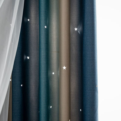 Μαλακή φλόγα χρώματος κλίσης υφασμάτων κουρτινών πολυεστέρα - καθυστερών