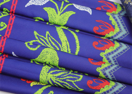 Μεγάλο τυπωμένο πολυεστέρας ύφασμα λουλουδιών για τα εξαρτήματα διακοσμήσεων