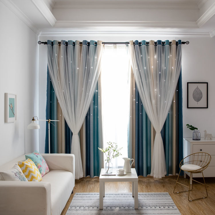 Jacquard κουρτινών κουρτίνα ντους χρώματος εγχώριου υφαντική υφάσματος στερεά